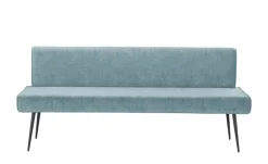 Polsterbank 4402 | Hellblau, 166 cm | Möbel Höffner