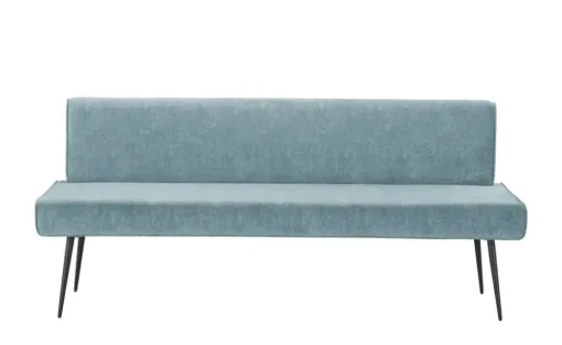 Polsterbank 4402 | Hellblau, 166 cm | Möbel Höffner