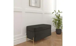Polsterbank Borgo | Stahlgrau | Möbel Höffner