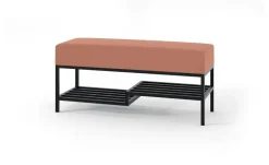 Polsterbank Mello | 80 cm, Pink, Schwarz | Höffner