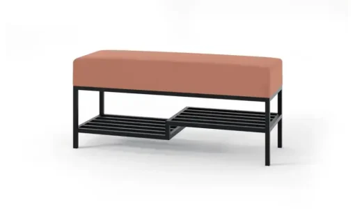 Polsterbank Mello | 80 cm, Pink, Schwarz | Höffner