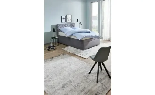 Polsterbett Kelso | 140 cm, Grau | Möbel Höffner