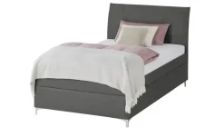 Polsterbett Lerryn | Anthrazit, 120 cm | Möbel Höffner