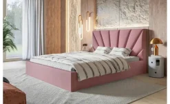 Polsterbett mit Stauraum Sleaford | 140x200 cm, Rosa