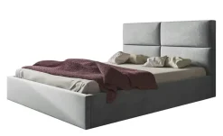 Polsterbett mit Stauraum Slimford | 120x200 cm, Grau