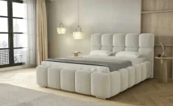 Polsterbett mit Stauraum Lowestoft | 140x200 cm, Beige