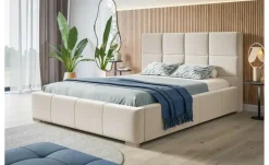 Polsterbett mit Stauraum Poole | 120x200 cm, Creme