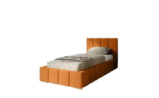 Polsterbett mit Stauraum Margate | 80x200 cm, Orange