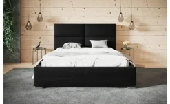 Polsterbett mit Stauraum Sale | 120x200 cm, Schwarz