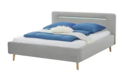 Polsterbett Newcastle | Grau, 180 cm | Möbel Höffner