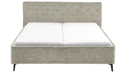 Polsterbettgestell Alicante | Toffeebraun, 140 cm