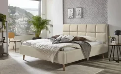 Polsterbettgestell Granada | Beige | Möbel Höffner