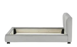 Polsterbettgestell Waltham | Silbergrau, 140 cm
