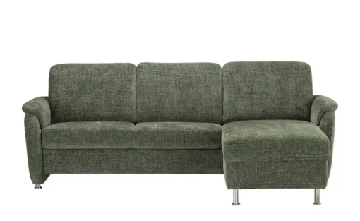 Polstermöbel Oelsa Ecksofa Selecta-Home | Grün, ohne