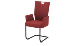 Polsterschwingstuhl 3061 | Bordeauxrot, Griff, Armlehne