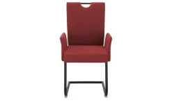 Polsterschwingstuhl 3061 | Bordeauxrot, Griff, Armlehne