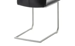 Polsterstuhl Capri | Dunkelgrau, Schwingstuhlgestell