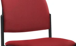 Polsterstuhl  2er Set MyPlano | Rot, 4-Fußgestell