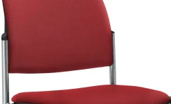 Polsterstuhl  2er Set MyPlano | Rot, 4-Fußgestell
