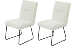 Polsterstuhl 2er-Set | Creme | Möbel Höffner