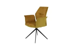 Polsterstuhl Kanan | Goldfarben, Goldgelb | Höffner