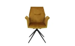 Polsterstuhl Kanan | Goldfarben, Goldgelb | Höffner