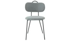 Polsterstuhl mit Griff Ludwig | Taubengrau | Höffner