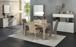 Polsterstuhl Top-Chairs | Beige, Eiche San Remo