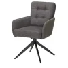 Polsterstuhl Tosca | Anthrazit | Möbel Höffner