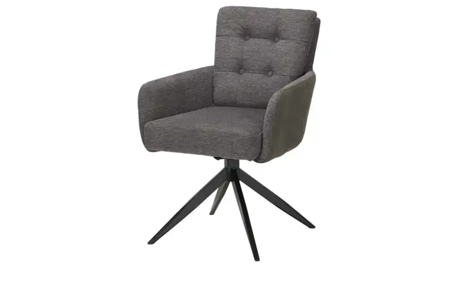 Polsterstuhl Tosca | Anthrazit | Möbel Höffner