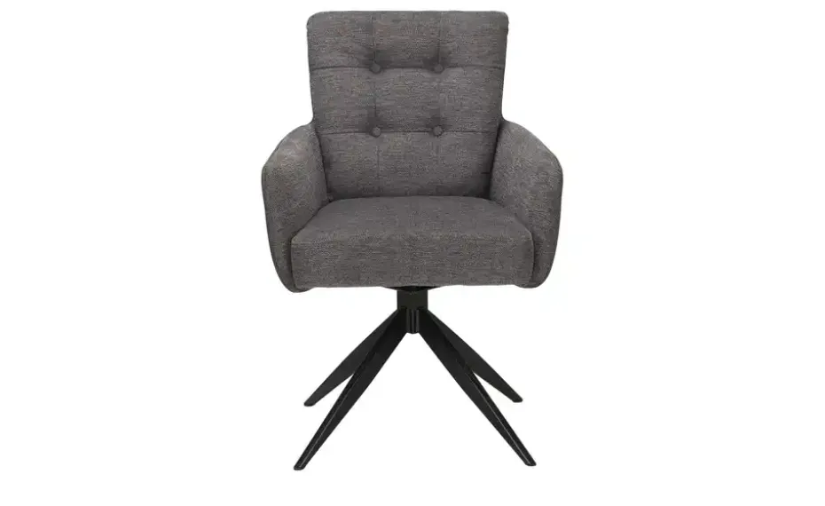 Polsterstuhl Tosca | Anthrazit | Möbel Höffner