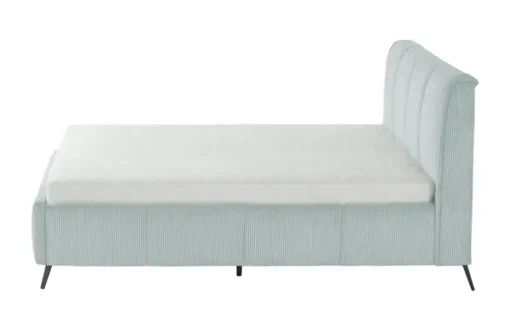 pop Polsterbett mit Bettkasten Pamela | 140 cm, Hellblau