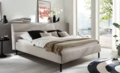 pop Polsterbettgestell Laredo | Beige, 180 cm | Höffner