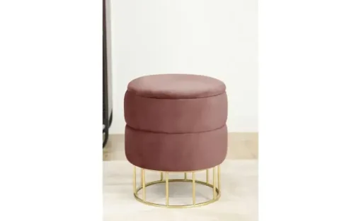 Pouf mit Stauraum Elisa | Pink | Möbel Höffner
