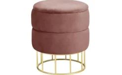 Pouf mit Stauraum Elisa | Pink | Möbel Höffner
