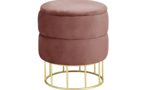 Pouf mit Stauraum Elisa | Pink | Möbel Höffner
