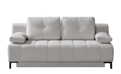 Querschläfer  aus Bouclé  Sammy | Silbergrau, 2 Armteilkissen