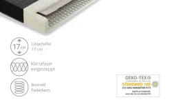 Ratzzz Bonellfederkernmatratze Sternengucker | 120 cm, 200 cm