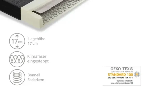 Ratzzz Bonellfederkernmatratze Sternengucker | 120 cm, 200 cm