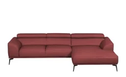 Ravensberger Werkstätten Ecksofa Atlanta | Rot, rechts