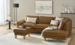 Ravensberger Werkstätten Ecksofa Leder RW-Select | Cognacbraun, rechts