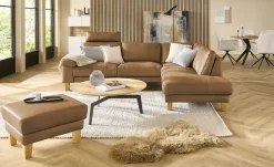Ravensberger Werkstätten Ecksofa Leder RW-Select | Cognacbraun, rechts