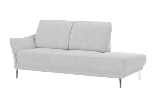 Récamiere Berlin | Beige, Schwarz, ohne | Möbel Höffner