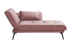 Recamiere Amira | Kopfteil links, Rosa | Möbel Höffner