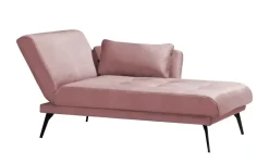 Recamiere Amira | Kopfteil links, Rosa | Möbel Höffner