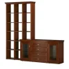 Regal-Sideboardkombination Cole | Cognacbraun, gebeizt