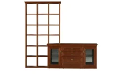Regal-Sideboardkombination Cole | Cognacbraun, gebeizt