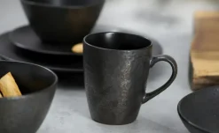 Ritzenhoff & Breker Frühstücksservice 12-teilig Kitwe | Schwarz, Kaffeeservice