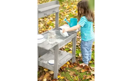 Roba Outdoor Matschküche Midi | Grau | Möbel Höffner