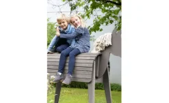 Roba Outdoorspielpferd | Grau, Sitzhöhe: ca, 89 cm